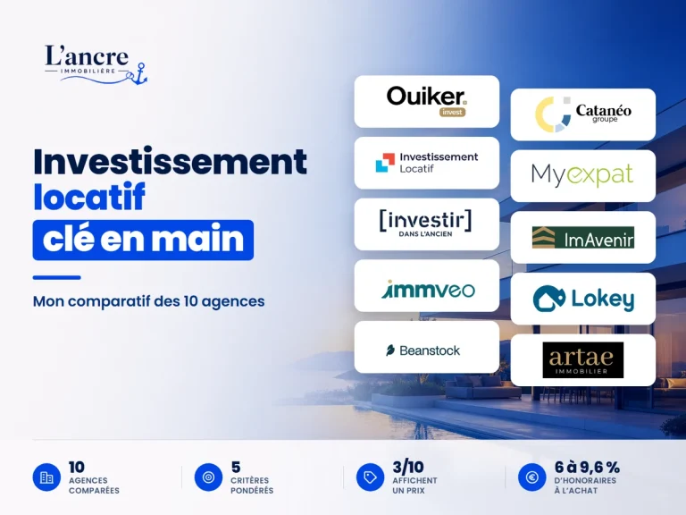 Comparatif des 10 agences d’investissement locatif clé en main, avec leurs logos